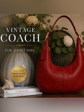 🍒 Coach Legacy Zoe Hobo 9591 | Dominican Republic 2003